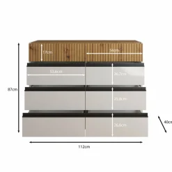 Ladekast Madeline 3^Meubella Hot